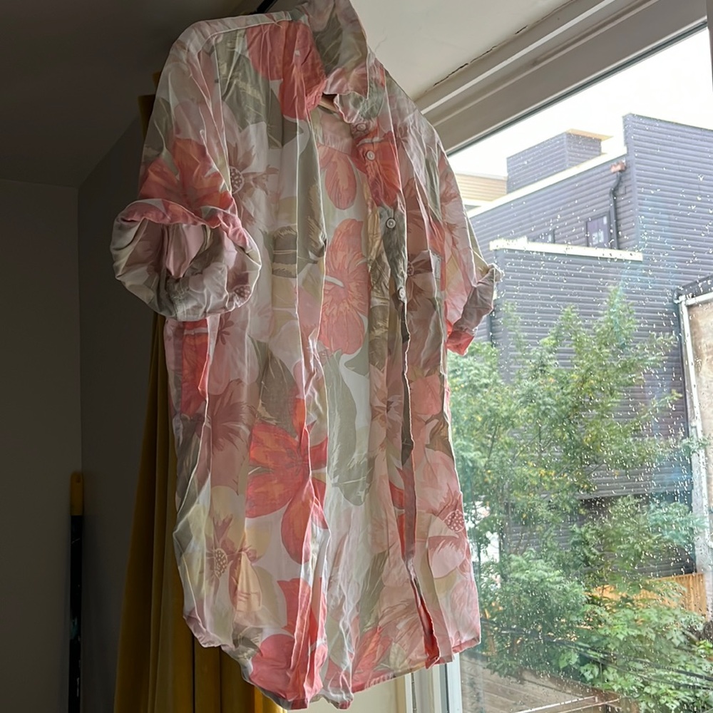 Aerie Button Down Top